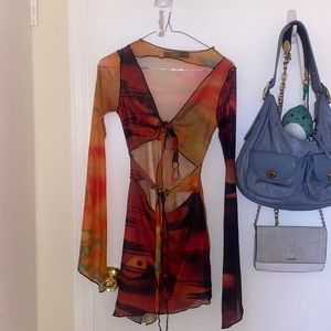 Mesh Jaded London Dress